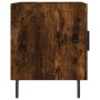 Nachttische, 2 Stück, Holzwerkstoff, geräucherte Eiche, 40 x 40 x 50 cm von vidaXL, Nachttische - Ref: Foro24-827607, Preis: ...