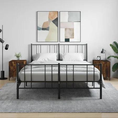 Nachttische 2 Stk. Holzwerkstoff Räuchereiche 40x40x50 cm von vidaXL, Nachttische - Ref: Foro24-827575, Preis: 51,51 €, Rabat...