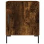 Bedside tables 2 units smoked oak engineered wood 40x40x50 cm by vidaXL, Nightstands - Ref: Foro24-827575, Price: 51,51 €, Di...