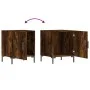 Bedside tables 2 units smoked oak engineered wood 40x40x50 cm by vidaXL, Nightstands - Ref: Foro24-827575, Price: 51,51 €, Di...