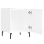 Nachttische 2 Stück glänzend weißes Holzwerkstoff 40x40x50 cm von vidaXL, Nachttische - Ref: Foro24-827601, Preis: 56,05 €, R...