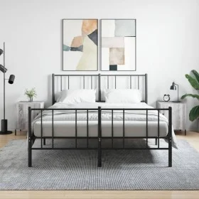 Nachttische 2 Einheiten Sonomagraues Holzwerkstoff 40x40x50 cm von vidaXL, Nachttische - Ref: Foro24-827593, Preis: 57,61 €, ...
