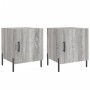 Nachttische 2 Einheiten Sonomagraues Holzwerkstoff 40x40x50 cm von vidaXL, Nachttische - Ref: Foro24-827593, Preis: 58,14 €, ...