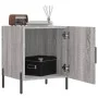 Mesitas noche 2 uds madera ingeniería gris Sonoma 40x40x50 cm de vidaXL, Mesitas de noche - Ref: Foro24-827593, Precio: 57,61...