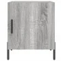 Mesitas noche 2 uds madera ingeniería gris Sonoma 40x40x50 cm de vidaXL, Mesitas de noche - Ref: Foro24-827593, Precio: 57,61...