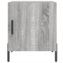 Nachttische 2 Einheiten Sonomagraues Holzwerkstoff 40x40x50 cm von vidaXL, Nachttische - Ref: Foro24-827593, Preis: 58,14 €, ...