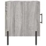 Mesitas noche 2 uds madera ingeniería gris Sonoma 40x40x50 cm de vidaXL, Mesitas de noche - Ref: Foro24-827593, Precio: 57,61...