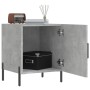 Betongrauer Nachttisch aus Holzwerkstoff, 40 x 40 x 50 cm von vidaXL, Nachttische - Ref: Foro24-827588, Preis: 36,11 €, Rabat...