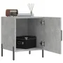Mesita de noche madera de ingeniería gris hormigón 40x40x50 cm de vidaXL, Mesitas de noche - Ref: Foro24-827588, Precio: 32,1...