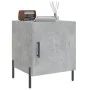 Mesita de noche madera de ingeniería gris hormigón 40x40x50 cm de vidaXL, Mesitas de noche - Ref: Foro24-827588, Precio: 32,1...