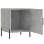 Betongrauer Nachttisch aus Holzwerkstoff, 40 x 40 x 50 cm von vidaXL, Nachttische - Ref: Foro24-827588, Preis: 36,11 €, Rabat...