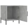 Mesita de noche madera de ingeniería gris hormigón 40x40x50 cm de vidaXL, Mesitas de noche - Ref: Foro24-827588, Precio: 32,1...
