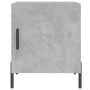 Betongrauer Nachttisch aus Holzwerkstoff, 40 x 40 x 50 cm von vidaXL, Nachttische - Ref: Foro24-827588, Preis: 36,11 €, Rabat...