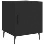Schwarzer Nachttisch aus Holzwerkstoff, 40 x 40 x 50 cm von vidaXL, Nachttische - Ref: Foro24-827598, Preis: 38,26 €, Rabatt: %