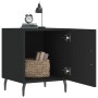 Schwarzer Nachttisch aus Holzwerkstoff, 40 x 40 x 50 cm von vidaXL, Nachttische - Ref: Foro24-827598, Preis: 38,26 €, Rabatt: %