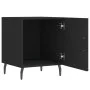 Schwarzer Nachttisch aus Holzwerkstoff, 40 x 40 x 50 cm von vidaXL, Nachttische - Ref: Foro24-827598, Preis: 37,85 €, Rabatt: %