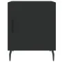 Schwarzer Nachttisch aus Holzwerkstoff, 40 x 40 x 50 cm von vidaXL, Nachttische - Ref: Foro24-827598, Preis: 37,85 €, Rabatt: %