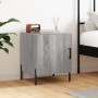 Sonoma grauer Nachttisch aus Holzwerkstoff, 40 x 40 x 50 cm von vidaXL, Nachttische - Ref: Foro24-827592, Preis: 33,48 €, Rab...