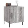 Sonoma grauer Nachttisch aus Holzwerkstoff, 40 x 40 x 50 cm von vidaXL, Nachttische - Ref: Foro24-827592, Preis: 33,48 €, Rab...
