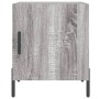 Sonoma grauer Nachttisch aus Holzwerkstoff, 40 x 40 x 50 cm von vidaXL, Nachttische - Ref: Foro24-827592, Preis: 33,48 €, Rab...