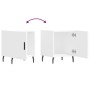 Nachttische 2 Stk. Holzwerkstoff weiß 40x40x50 cm von vidaXL, Nachttische - Ref: Foro24-827597, Preis: 55,72 €, Rabatt: %