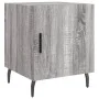 Mesita de noche madera de ingeniería gris Sonoma 40x40x50 cm de vidaXL, Mesitas de noche - Ref: Foro24-827608, Precio: 32,19 ...