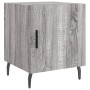 Sonoma grauer Nachttisch aus Holzwerkstoff, 40 x 40 x 50 cm von vidaXL, Nachttische - Ref: Foro24-827608, Preis: 32,48 €, Rab...