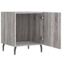 Sonoma grauer Nachttisch aus Holzwerkstoff, 40 x 40 x 50 cm von vidaXL, Nachttische - Ref: Foro24-827608, Preis: 32,48 €, Rab...