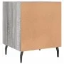 Mesita de noche madera de ingeniería gris Sonoma 40x40x50 cm de vidaXL, Mesitas de noche - Ref: Foro24-827608, Precio: 32,19 ...