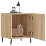 Mesitas noche 2 uds madera ingeniería roble Sonoma 40x40x50 cm de vidaXL, Mesitas de noche - Ref: Foro24-827603, Precio: 53,4...