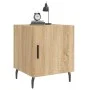 Mesitas noche 2 uds madera ingeniería roble Sonoma 40x40x50 cm de vidaXL, Mesitas de noche - Ref: Foro24-827603, Precio: 53,4...