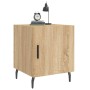 Nightstands 2 pcs engineered wood Sonoma oak 40x40x50 cm by vidaXL, Nightstands - Ref: Foro24-827603, Price: 53,92 €, Discoun...