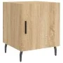 Mesitas noche 2 uds madera ingeniería roble Sonoma 40x40x50 cm de vidaXL, Mesitas de noche - Ref: Foro24-827603, Precio: 53,4...