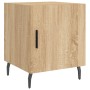 Nightstands 2 pcs engineered wood Sonoma oak 40x40x50 cm by vidaXL, Nightstands - Ref: Foro24-827603, Price: 53,92 €, Discoun...
