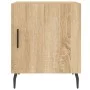 Mesitas noche 2 uds madera ingeniería roble Sonoma 40x40x50 cm de vidaXL, Mesitas de noche - Ref: Foro24-827603, Precio: 53,4...