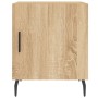 Nightstands 2 pcs engineered wood Sonoma oak 40x40x50 cm by vidaXL, Nightstands - Ref: Foro24-827603, Price: 53,92 €, Discoun...