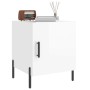 Nachttische 2 Stück glänzend weißes Holzwerkstoff 40x40x50 cm von vidaXL, Nachttische - Ref: Foro24-827585, Preis: 62,04 €, R...
