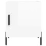 Nightstands 2 pcs glossy white engineered wood 40x40x50 cm by vidaXL, Nightstands - Ref: Foro24-827585, Price: 61,98 €, Disco...