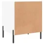 Mesitas noche 2 uds madera ingeniería blanco brillo 40x40x50 cm de vidaXL, Mesitas de noche - Ref: Foro24-827585, Precio: 61,...