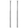 Patas de mesa telescópicas  2 unidades cromo 710 mm-1100 mm en Patas para mesas | Comprar online en Foro24