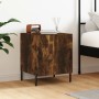 Nachttisch aus geräuchertem Eichenholzwerkstoff, 40 x 40 x 50 cm von vidaXL, Nachttische - Ref: Foro24-827590, Preis: 32,48 €...