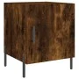 Mesita de noche madera de ingeniería roble ahumado 40x40x50 cm de vidaXL, Mesitas de noche - Ref: Foro24-827590, Precio: 32,1...