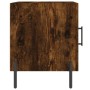 Nachttisch aus geräuchertem Eichenholzwerkstoff, 40 x 40 x 50 cm von vidaXL, Nachttische - Ref: Foro24-827590, Preis: 32,48 €...
