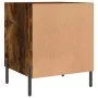 Mesita de noche madera de ingeniería roble ahumado 40x40x50 cm de vidaXL, Mesitas de noche - Ref: Foro24-827590, Precio: 32,1...