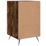 Mesita de noche madera de ingeniería roble ahumado 40x40x66 cm de vidaXL, Mesitas de noche - Ref: Foro24-827633, Precio: 48,6...