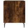 Nachttisch aus geräucherter Eiche aus Holzwerkstoff 40x40x50 cm von vidaXL, Nachttische - Ref: Foro24-827606, Preis: 31,64 €,...