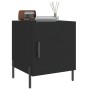 Nightstands 2 pcs engineered wood black 40x40x50 cm by vidaXL, Nightstands - Ref: Foro24-827583, Price: 58,47 €, Discount: %