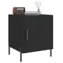 Nightstands 2 pcs engineered wood black 40x40x50 cm by vidaXL, Nightstands - Ref: Foro24-827583, Price: 57,95 €, Discount: %