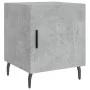 Engineered wood gray concrete bedside table 40x40x50 cm by vidaXL, Nightstands - Ref: Foro24-827604, Price: 31,17 €, Discount: %