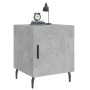 Mesita de noche madera de ingeniería gris hormigón 40x40x50 cm de vidaXL, Mesitas de noche - Ref: Foro24-827604, Precio: 31,4...